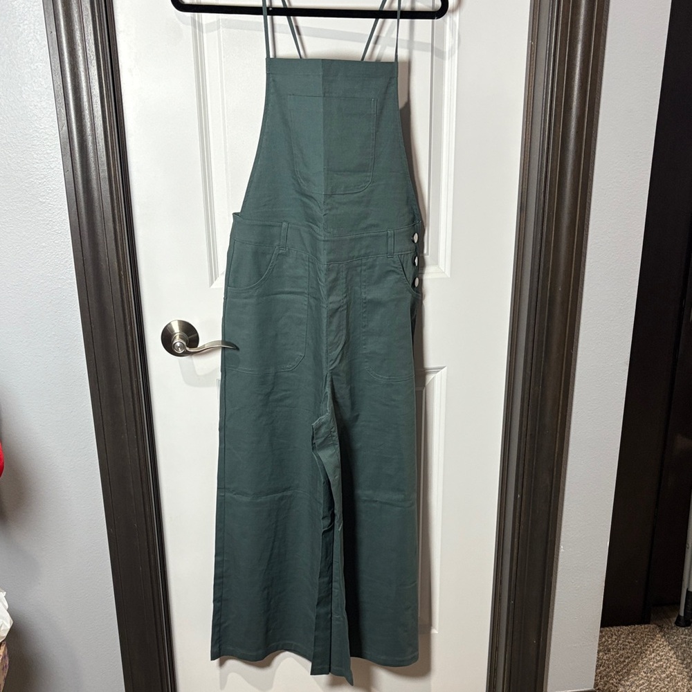 Zenana Outfitters Teal Overall-NWOT